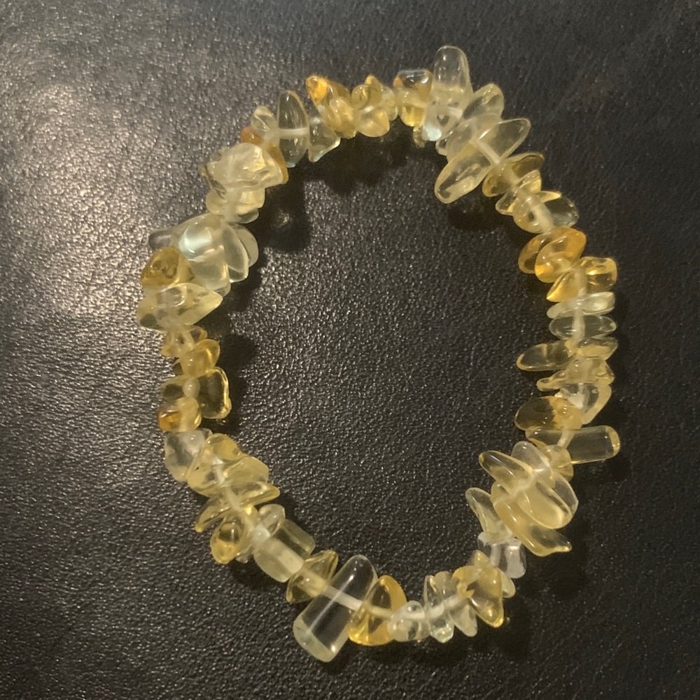 Citrine Gemstone Bracelet unisex